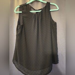 H&M Elegant Black Sheer Tank Top